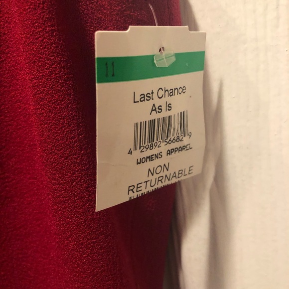 DRESS THE POPULATION Sandra Garnet Red Trumpet Gown party dress NEW - Picture 10 of 12